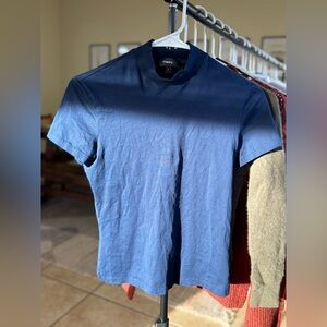 Theory Women’s Navy Short Sleeve Tee